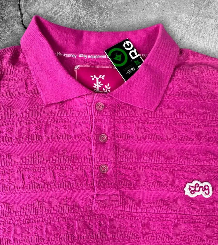 Vintage LRG Strickpolo XL